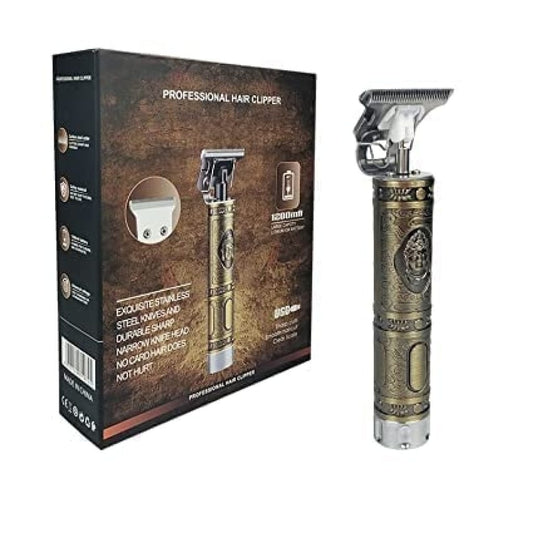 Men's Buddha Style Hair Trimmer - Professional Adjustable Clipper & Shaver in Gold